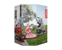 kunststof presentati stand